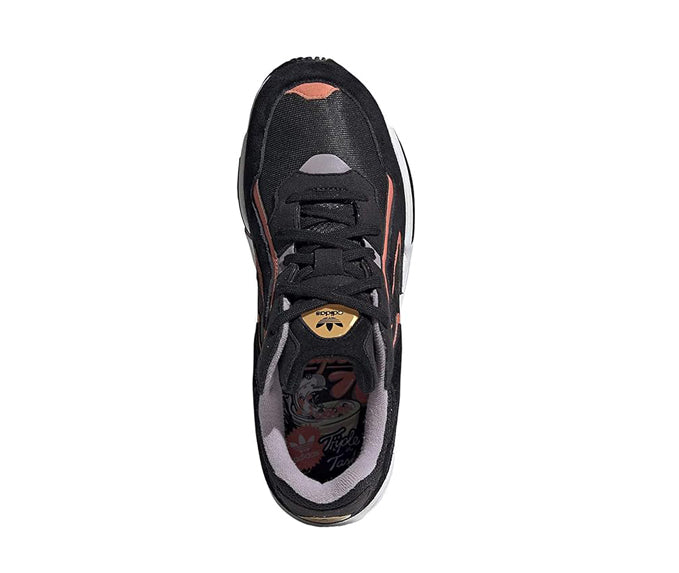 ADIDAS MEN'S YUNG-96 LACE UP CASUAL SNEAKERS (BLACK)