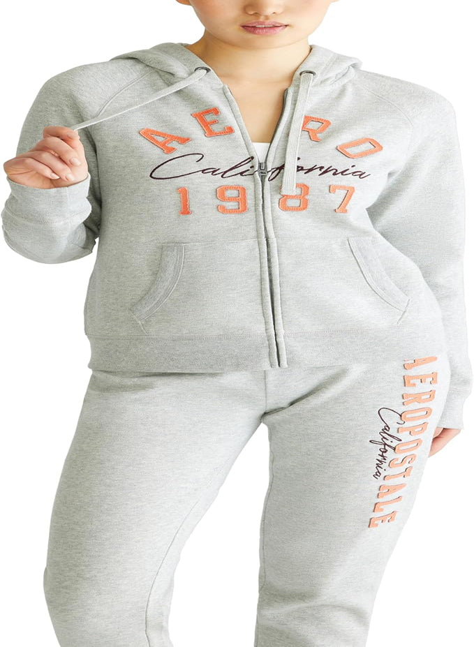 AEROPOSTALE WOMEN'S AERO 1987 CALIFORNIA FULL-ZIP HOODIE