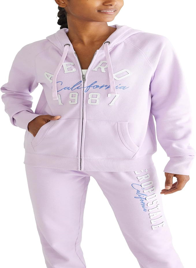 AEROPOSTALE WOMEN'S AERO 1987 CALIFORNIA FULL-ZIP HOODIE