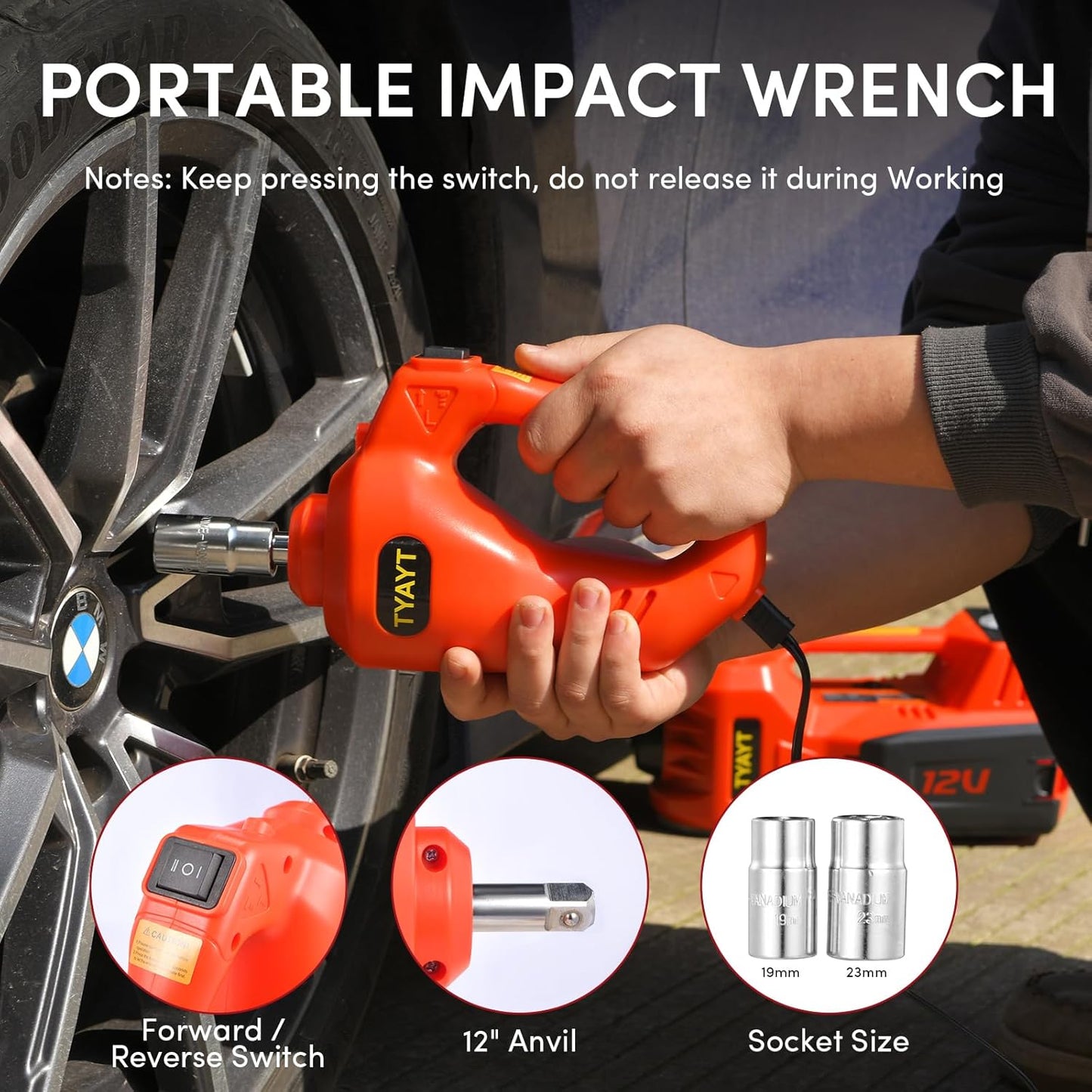 TYAYT ELECTRIC CARJACK KIT 5 TON