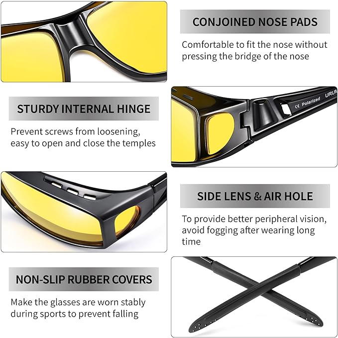 URUMQI NIGHT VISION DRIVING GLASSES FOR MEN & WOMEN