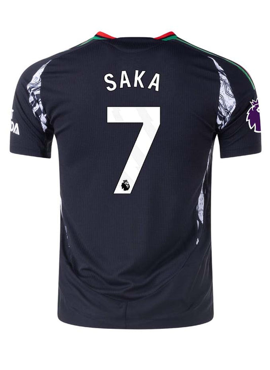 BUKAYO SAKA ARSENAL 24/25 AUTHENTIC AWAY JERSEY BY ADIDAS