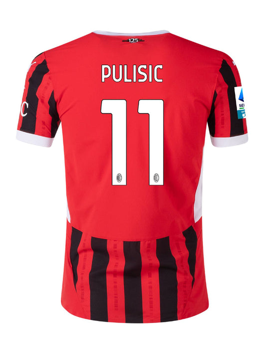 CHRISTIAN PULISIC AC MILAN 24/25 AUTHENTIC HOME JERSEY BY PUMA