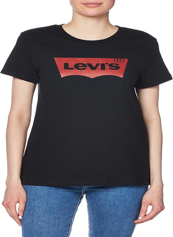 LEVI'S WOMEN'S PERFECT CREWNECK TEE SHIRT (STANDARD SIZE)