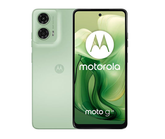 MOTOROLA MOTO G24 XT2423 DUAL SIM UNLOCKED SMARTPHONE 256 GB 2024 (GREEN)